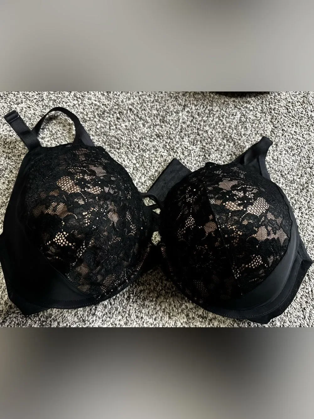 torrid Lace Plunge Bra in Black - 42DDD